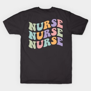 Groovy Nurse Design T-Shirt